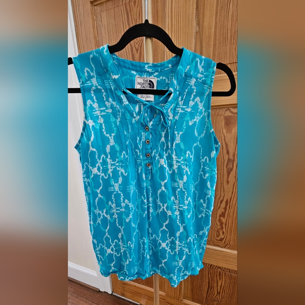 The North Face Sleeveless Tie Front Top Size Med